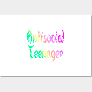 Antisocial Teenager V2 Posters and Art